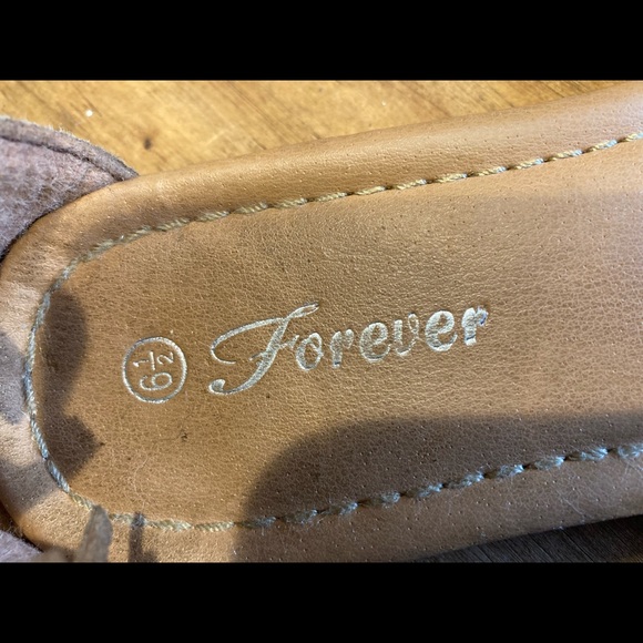 Leather fringe zip up ankle sandals - Picture 6 of 6